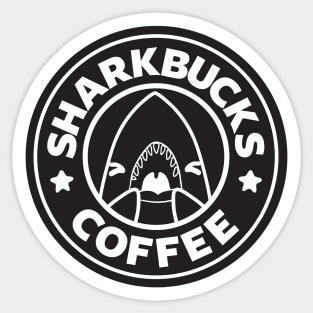 Sharkbucks Logo [Black] Sticker